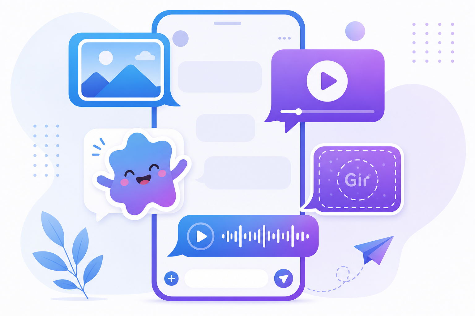 Обмін фото, відео та файлами до 2 ГБ у чатах Telegram
